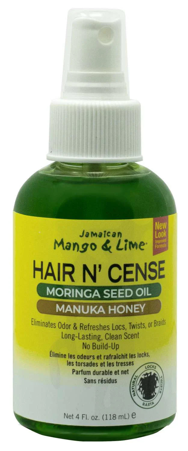 Jamaican Mango & Lime Hair N'Cense Spray Moringa Seed Oil & Manuka Honey 4 Oz - Elevate Styles