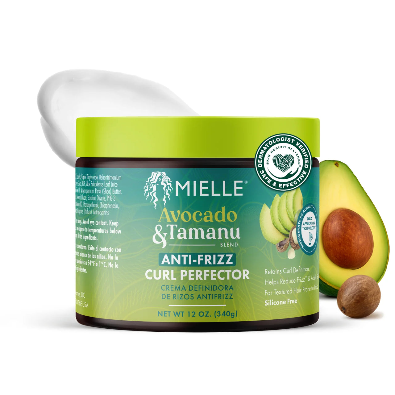 Mielle Avocado & Tamanu Anti-Frizz Curl Perfector – 12 oz