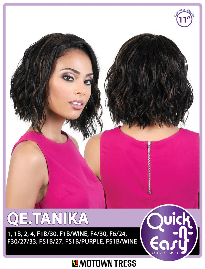 Motown Tress Quick N Easy Half Wig QE TANIKA - Elevate Styles