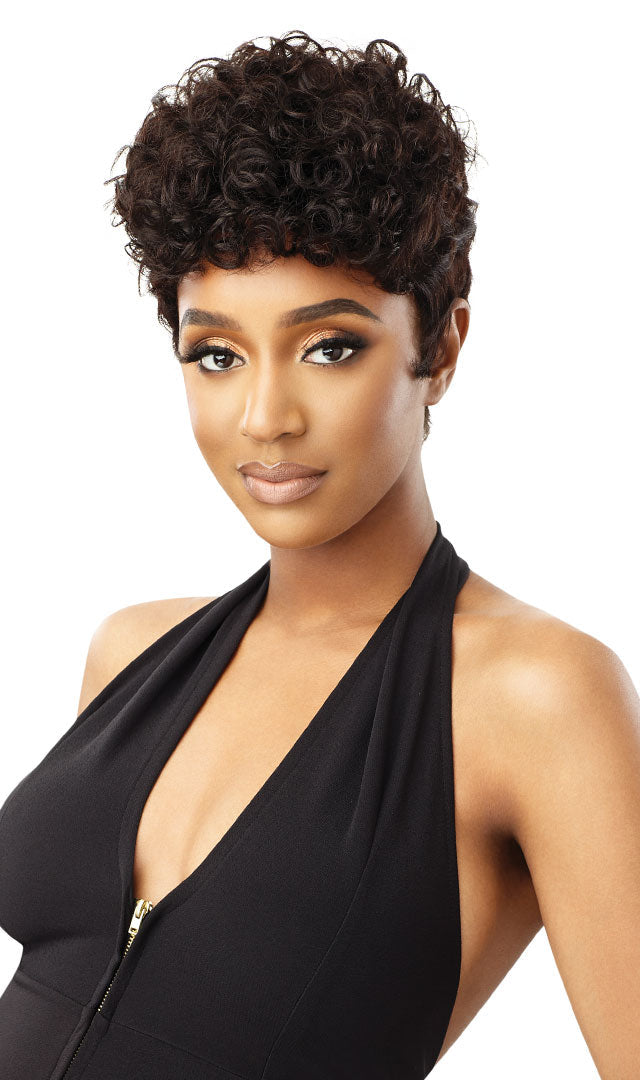 Outre Fab&Fly™ Human Hair Full Cap Wig Color Queen - Sofina - Elevate Styles