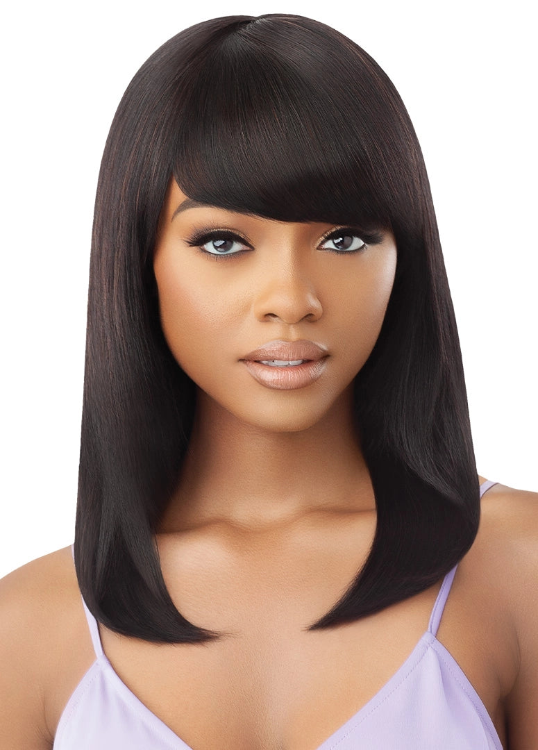 Outre My Tresses Purple Label 100% Unprocessed Human Hair Full Cap Wig Clarissa - Elevate Styles