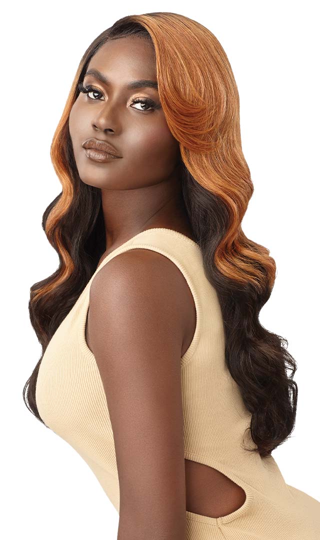 Outre Color Bomb Swiss Lace Front Wig Levana 22" - Elevate Styles