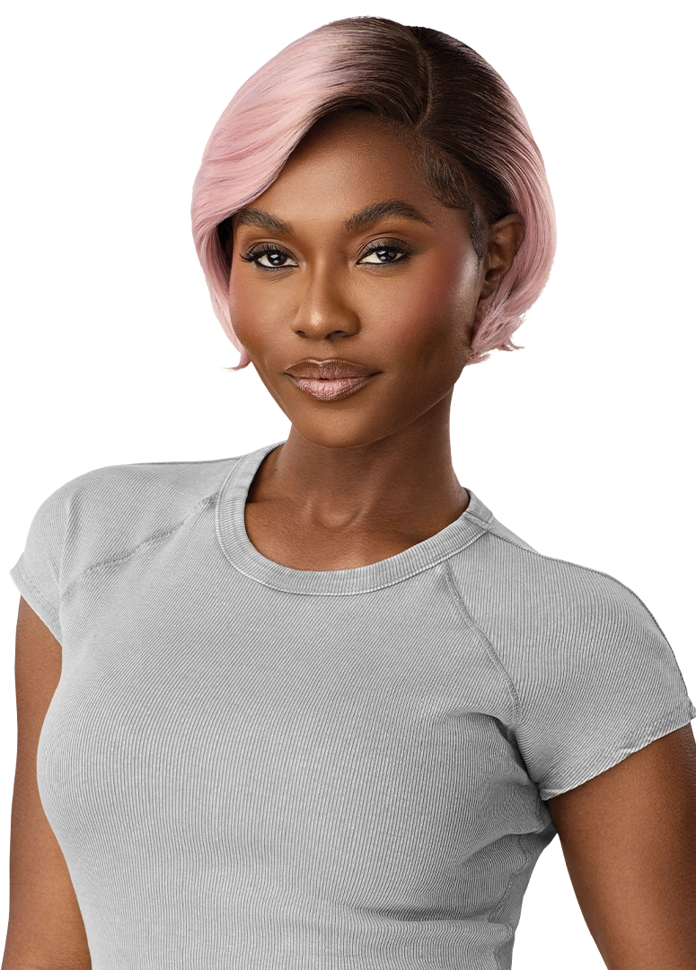 Outre Synthetic Pre-Plucked HD Transparent Lace Front Wig Every 48 QLEWE48