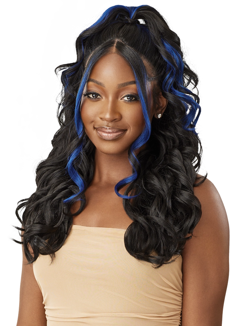 Outre Synthetic Melted Hairline HD Lace Front Wig Ellington QLMHELL - Elevate Styles
