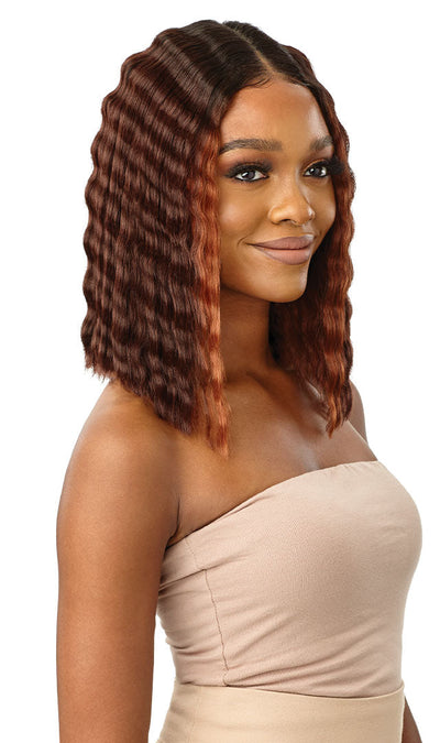 Outre Melted Hairline Collection-HD Swiss Lace Front Wig Lilyana Bob 12" - Elevate Styles

