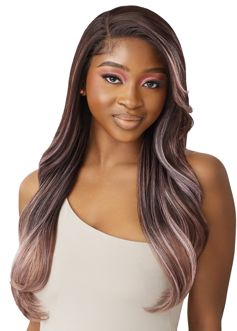 Outre Synthetic Melted Hairline HD Lace Front Wig Presley QLMHPRE - Elevate Styles