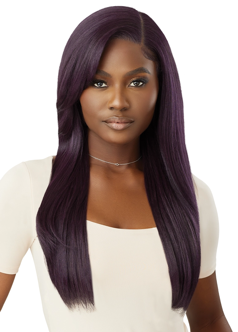 Outre Synthetic Melted Hairline HD Lace Front Wig Asher QLMHASH