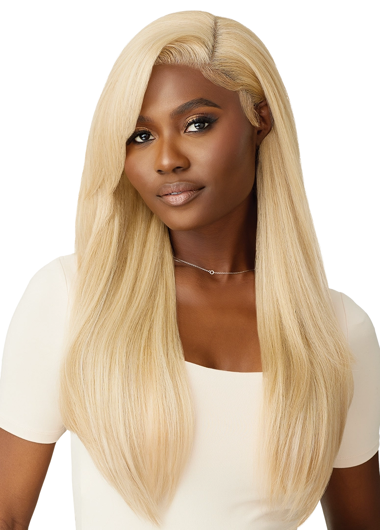 Outre Synthetic Melted Hairline HD Lace Front Wig Asher QLMHASH