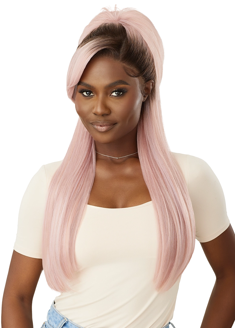 Outre Synthetic Melted Hairline HD Lace Front Wig Asher QLMHASH
