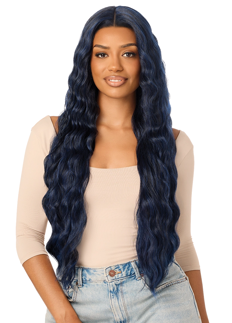 Outre Synthetic Melted Hairline HD Lace Front Wig MH124 QLMHMH124