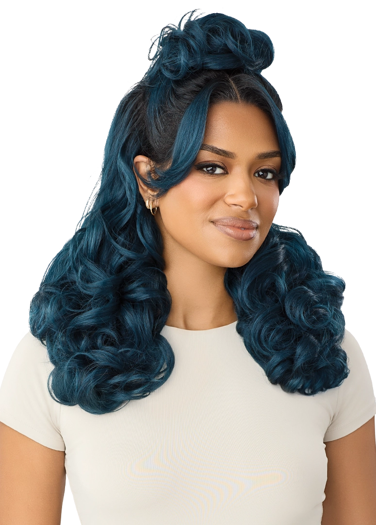 Outre Synthetic Melted Hairline HD Lace Front Wig MH128 QLMHMH128