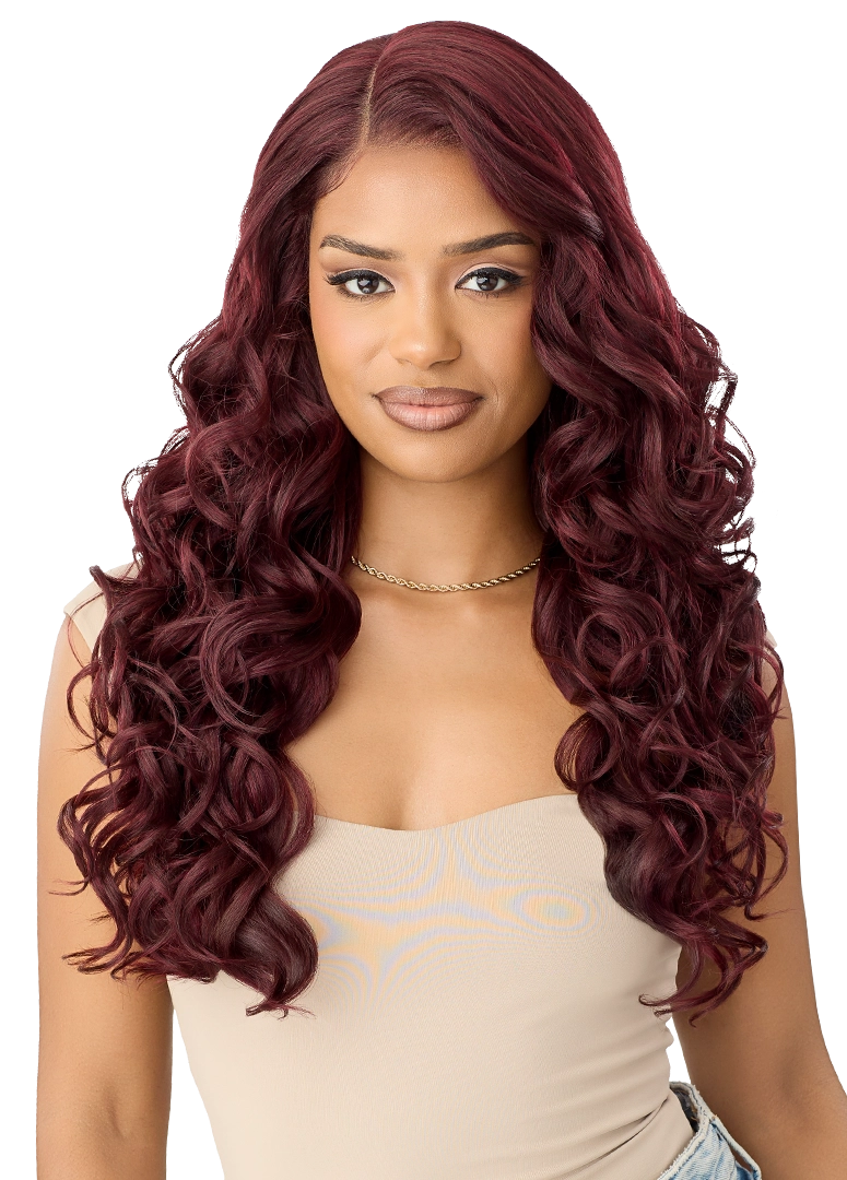 Outre Synthetic Melted Hairline HD Lace Front Wig MH129 QLMHMH129