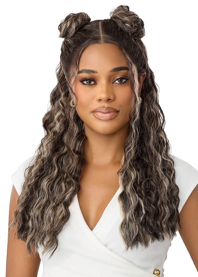 Outre Synthetic Melted Hairline HD Lace Front Wig MH130 QLMHMH130