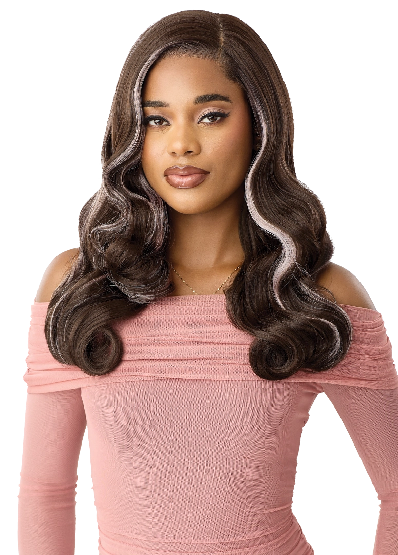 Outre Synthetic Melted Hairline HD Lace Front Wig MH131 QLMHMH131