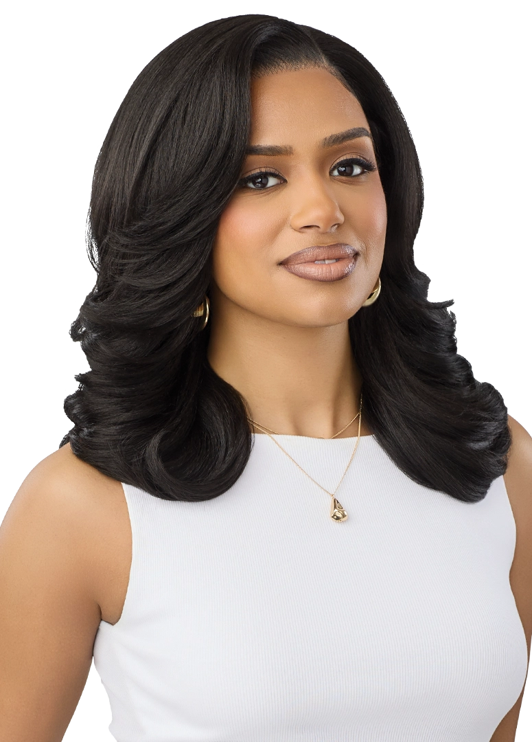 Outre Synthetic Melted Hairline HD Lace Front Wig MH144 QLMHMH144