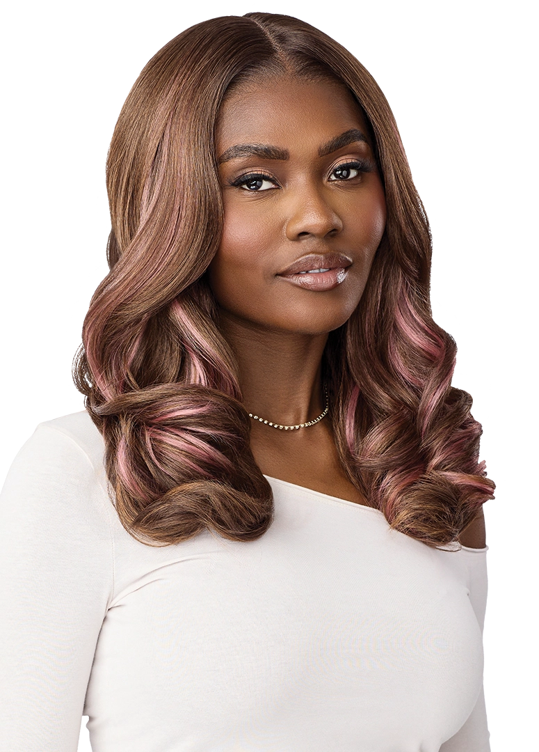 Outre Synthetic Melted Hairline HD Lace Front Wig MH147 QLMHMH147