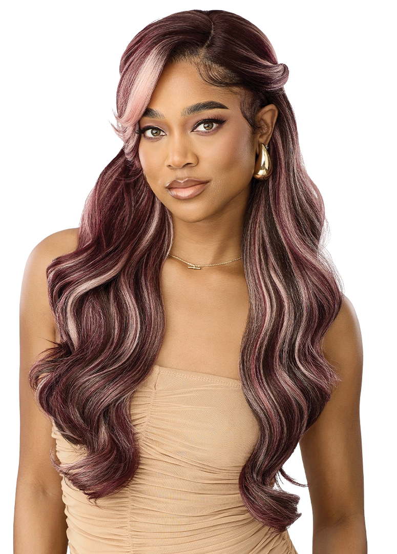 Outre Synthetic Melted Hairline HD Lace Front Wig MH151 QLMHMH151
