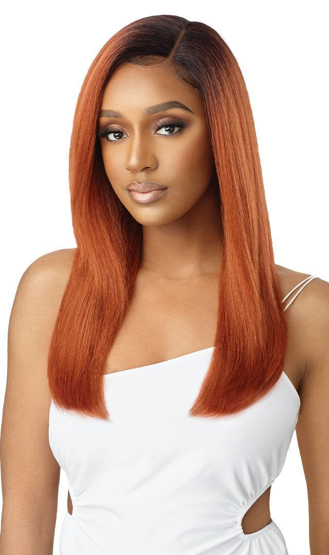 Outre HD Pre-Plucked Lace Front Wig Natural Yaki 22 - Elevate Styles