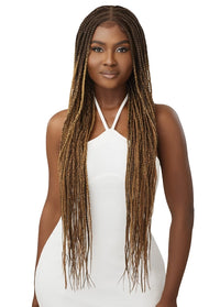 Thumbnail for Outre Whole Lace HD Braided Lace Front Wig Knotless Box Braids 36 - Elevate Styles