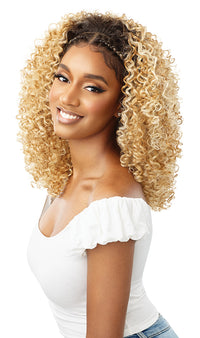 Thumbnail for Outre 13x2 HD Pre-Braided Lace Front Wig Halo Stitch Braid 18