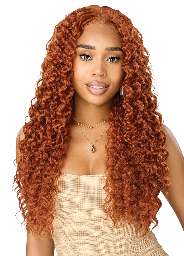 Outre Perfect Hairline NueBlend – 13x6 Lace Frontal HHB-Peruvian Curls 26" QLPHLNHPC26