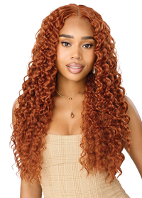 Thumbnail for Outre Perfect Hairline NueBlend – 13x6 Lace Frontal HHB-Peruvian Curls 26