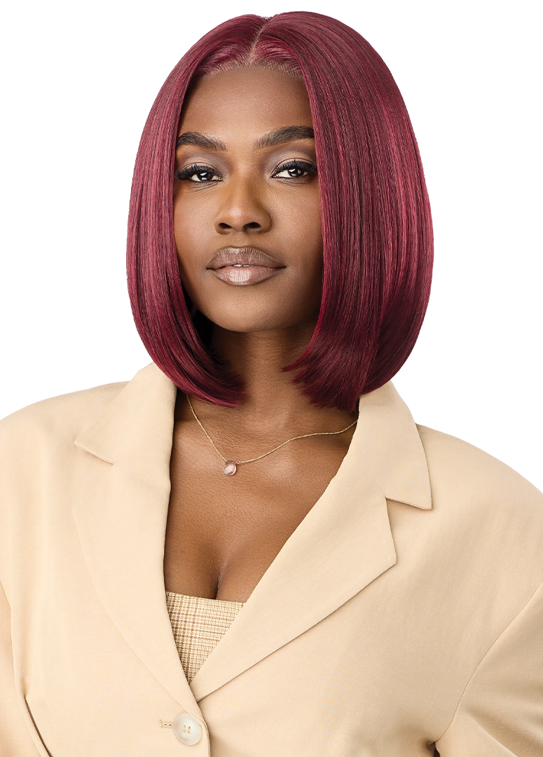 Outre Perfect Hairline NueBlend – 13x6 Lace Frontal HHB Straight Bob 12" QLPHLNHSB12