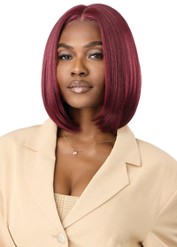 Thumbnail for Outre Perfect Hairline NueBlend – 13x6 Lace Frontal HHB Straight Bob 12