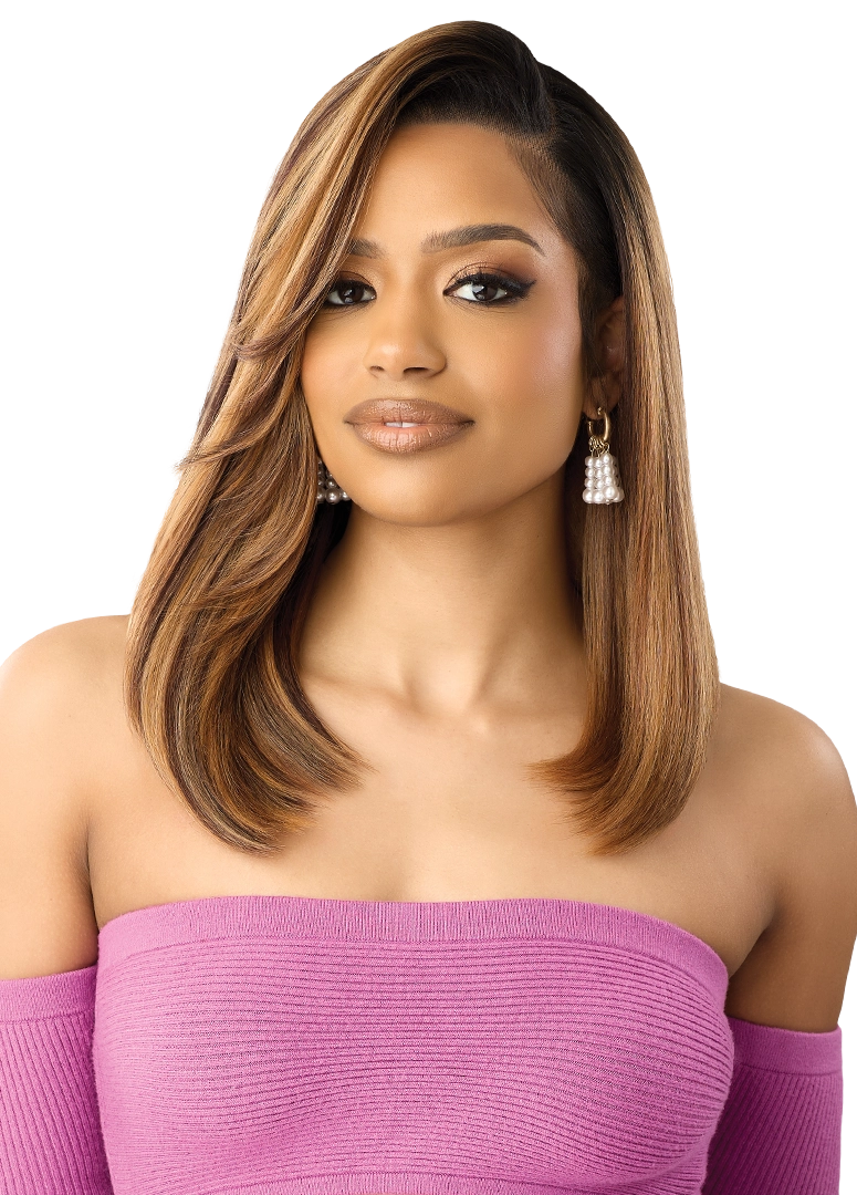 Outre Perfect Hairline Swoop Series Frontal Lace 13"x 4" HD Transparent Lace Front Wig Swoop 17 - Elevate Styles
