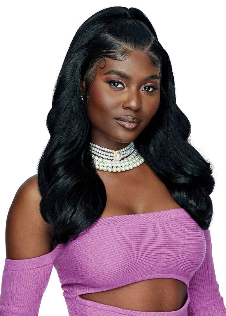 Outre Perfect Hairline Swoop Series Frontal Lace 13"x 4" HD Transparent Lace Front Wig Swoop 2 - Elevate Styles