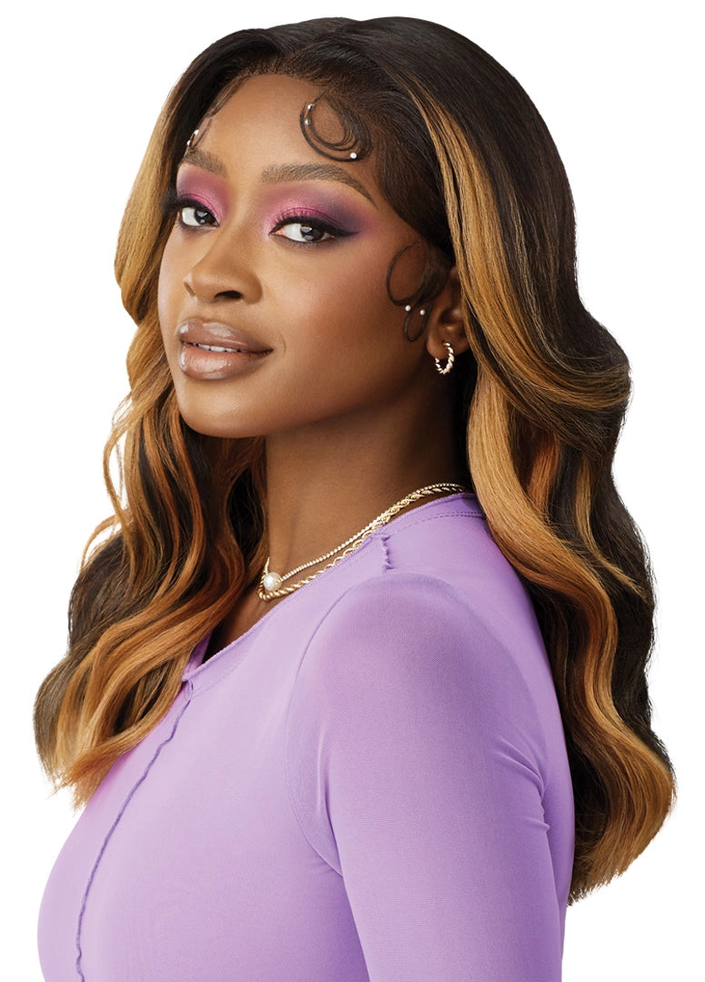 Outre Perfect Hairline Swoop Series Frontal Lace 13"x 4" HD Transparent Lace Front Wig Swoop 4 - Elevate Styles