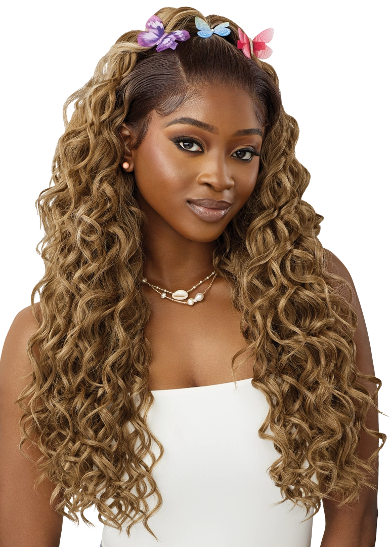 Outre Perfect Hairline 360 Frontal Lace 13"x 6" HD Transparent Lace Front Wig Esmera QLPHLESM - Elevate Styles