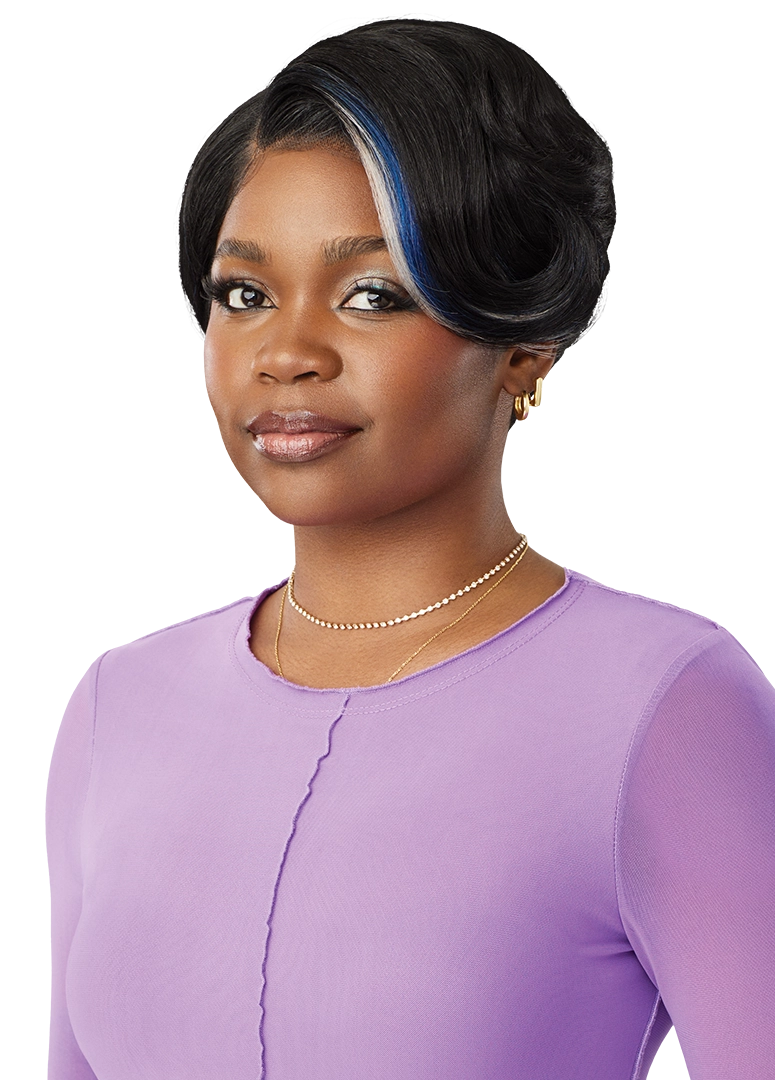 Outre Perfect Hairline Swoop Series Frontal Lace 13"x 4" HD Transparent Lace Front Wig Swoop 12 - Elevate Styles