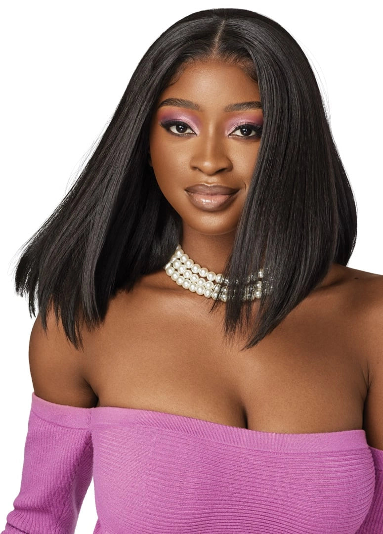 Outre Perfect Hairline Swoop Series Frontal Lace 13"x 4" HD Transparent Lace Front Wig Swoop 5 - Elevate Styles