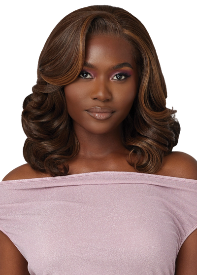 Outre Perfect Hairline Swoop Series Frontal Lace 13"x 4" HD Transparent Lace Front Wig Swoop 6