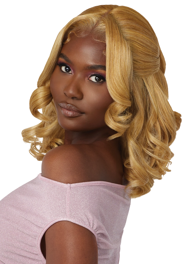 Outre Perfect Hairline Swoop Series Frontal Lace 13"x 4" HD Transparent Lace Front Wig Swoop 6 - Elevate Styles