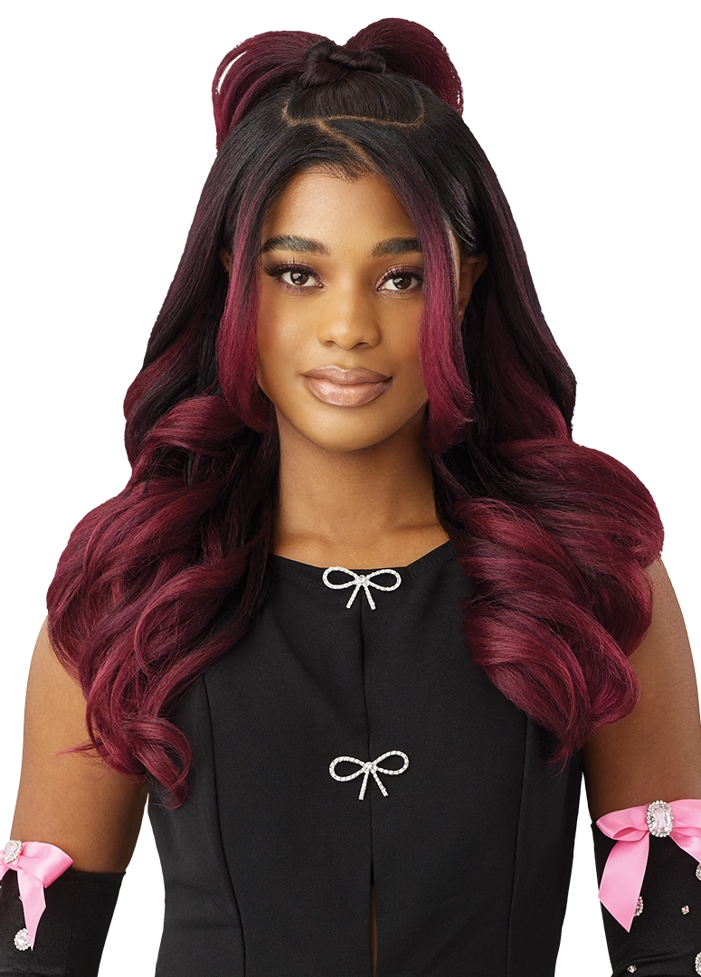 Outre Perfect Hairline True Frontal  13"x 6" HD Transparent Lace Front Wig Peak 704 QLPHLTFPK4 - Elevate Styles