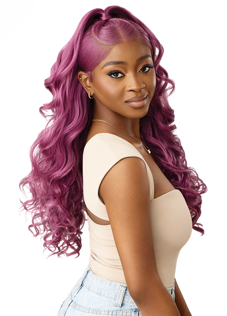 Outre Perfect Hairline 360 Frontal Lace 13"x 6" HD Transparent Lace Front Wig Hania QLPHLHAN - Elevate Styles