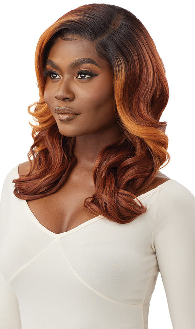 Outre Synthetic Sleek Lay Part HD Transparent Lace Front Wig Antalia 18" - Elevate Styles
