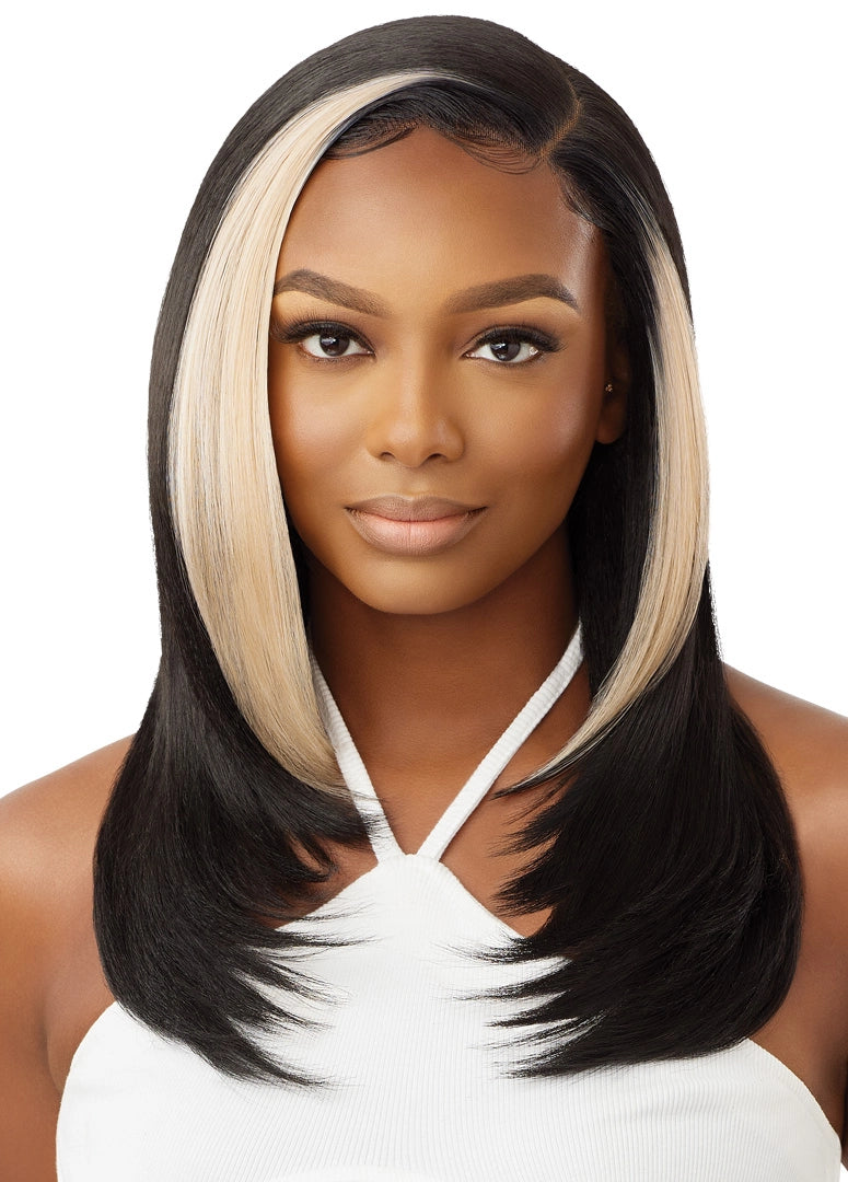 Outre Synthetic Sleek Lay Part HD Transparent Lace Front Wig Etina - Elevate Styles