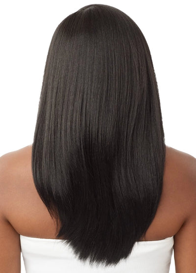 Outre Synthetic Sleek Lay Part HD Transparent Lace Front Wig Etina - Elevate Styles
