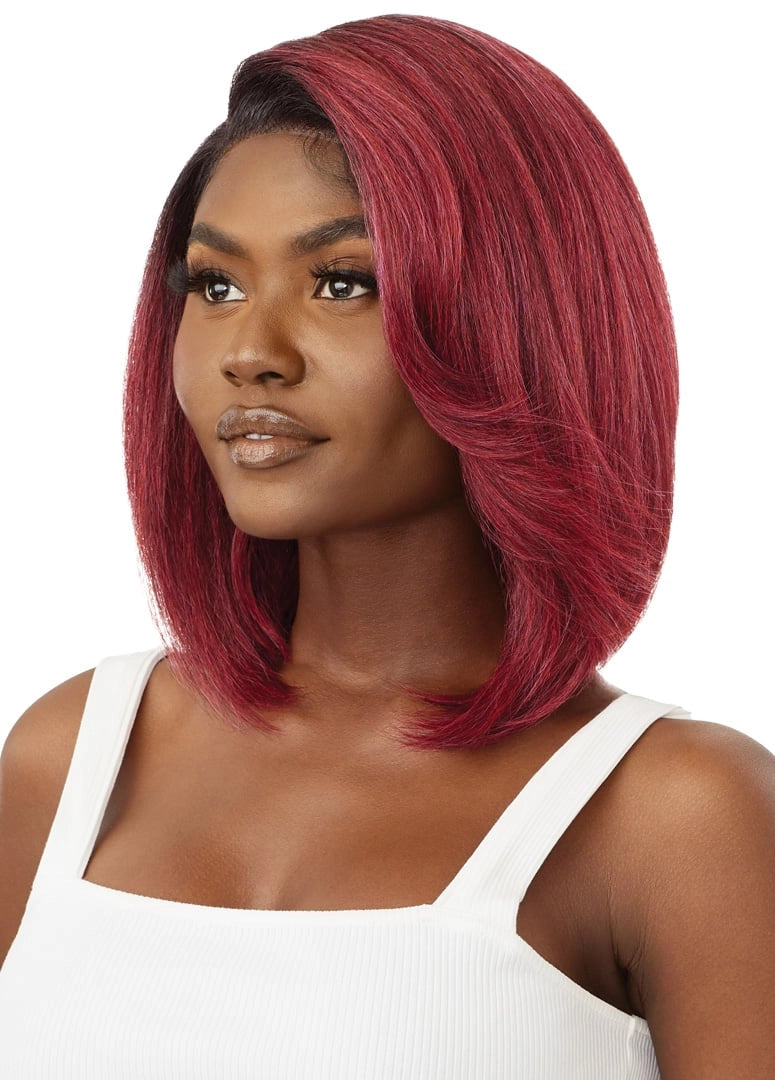 Outre Synthetic Sleek Lay Part HD Transparent Lace Front Wig Rudy - Elevate Styles