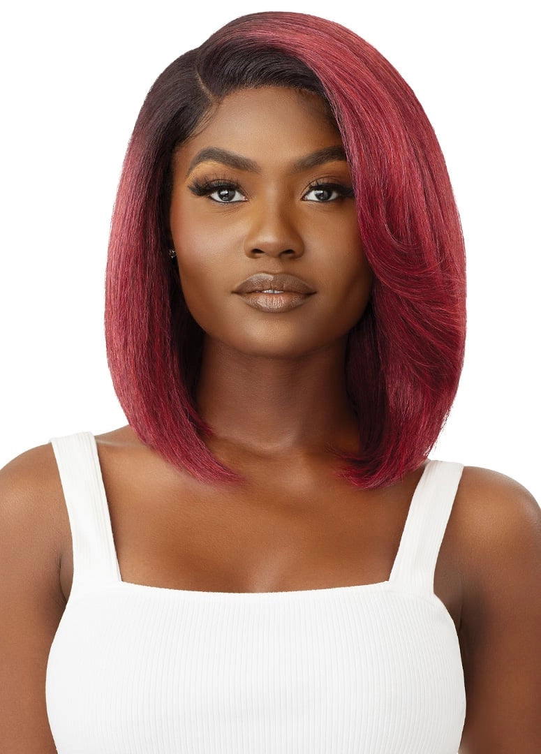 Outre Synthetic Sleek Lay Part HD Transparent Lace Front Wig Rudy - Elevate Styles