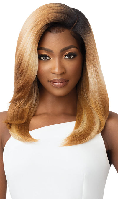 Outre Synthetic Sleek Lay Part HD Transparent Lace Front Wig Vernisha 18" - Elevate Styles