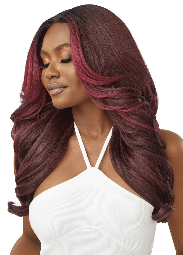 Outre HD Transparent Gluelss Lace Pre-Plucked 5" Deep Part Lace Front Wig Talha - Elevate Styles