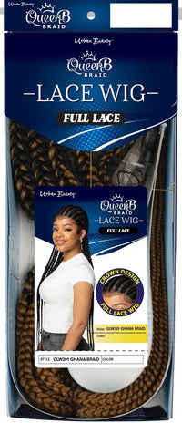 Thumbnail for Urban Beauty Queen B Full Lace Ghana Braid Wig QLW301