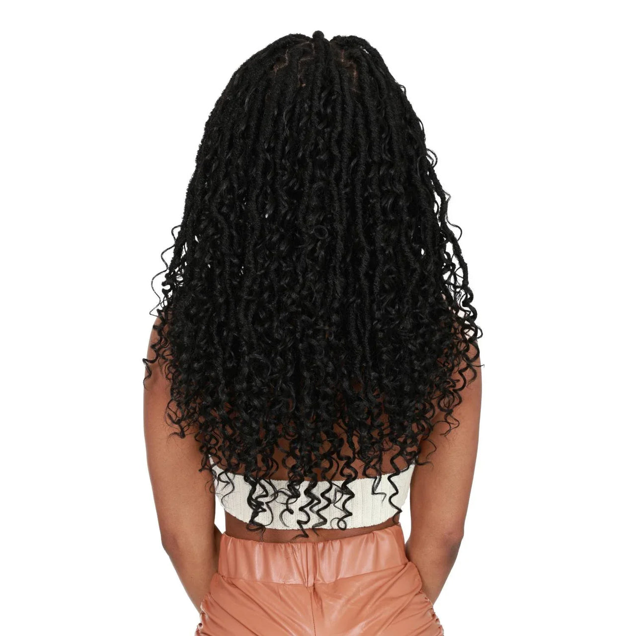 Queen B Braid Full Lace Wig QLW323 Boho Locs 26"_Color 1