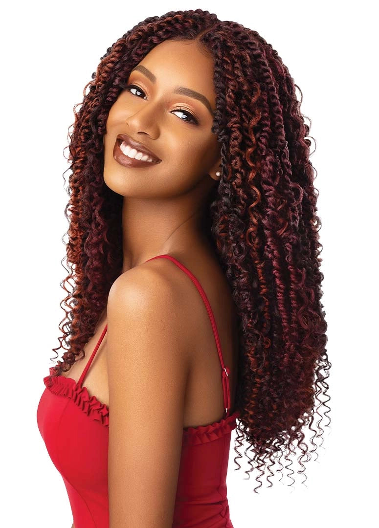 Outre 4x4 Swiss Braid Lace Front Wig Boho Passion Waterwave 22" - Elevate Styles