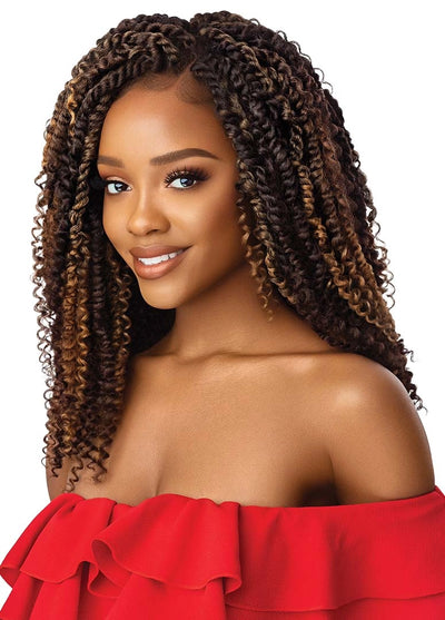 Outre 4x4 Swiss Braid Lace Front Wig Kinky Boho Passion Waterwave 18" - Elevate Styles
