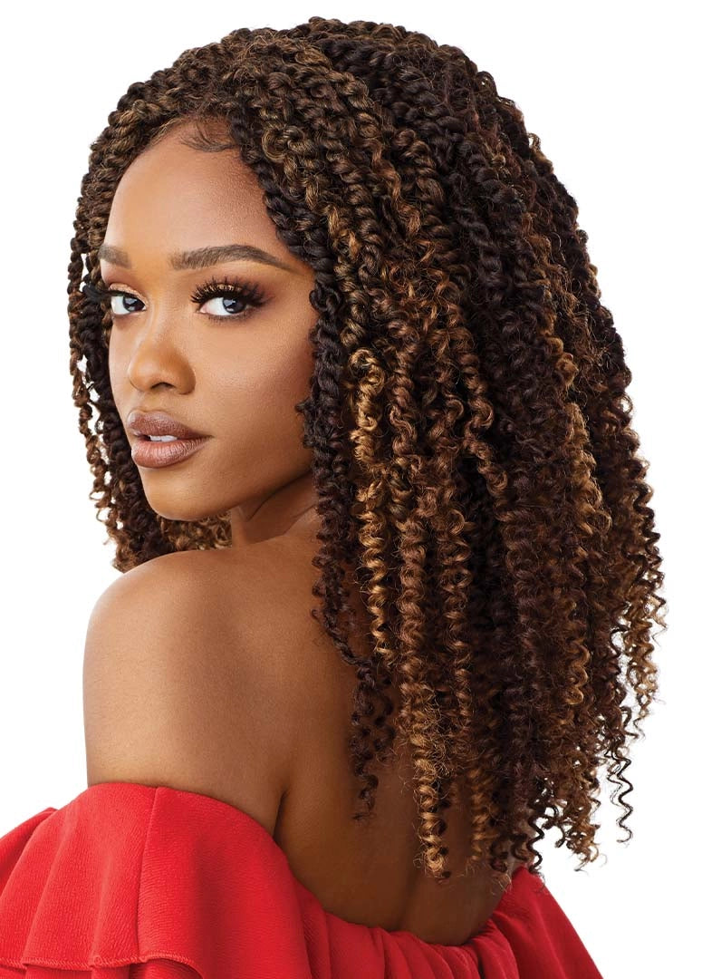Outre 4x4 Swiss Braid Lace Front Wig Kinky Boho Passion Waterwave 18" - Elevate Styles